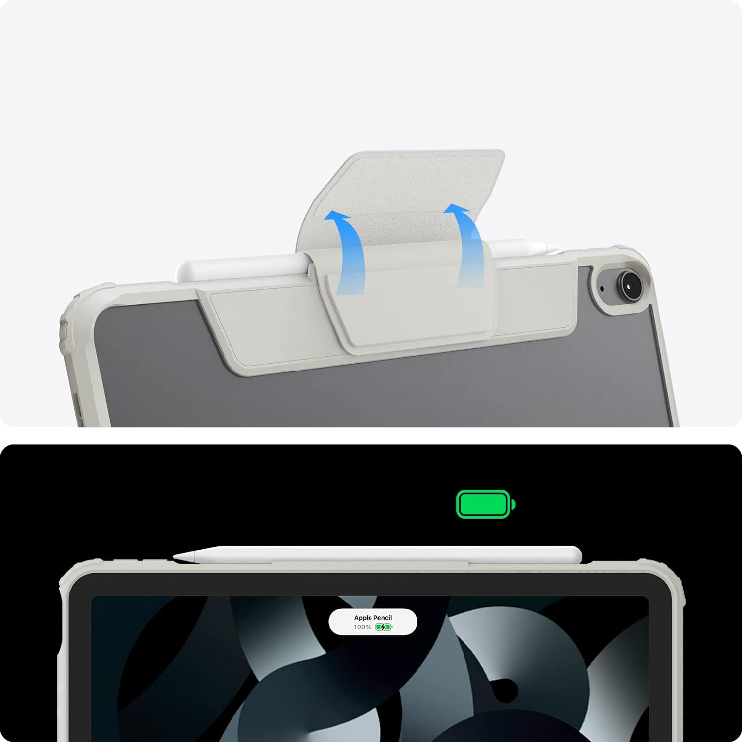 Etui Spigen Air Skin Pro do iPad Air 11" 6 gen. 2024 / Air 10.9" 5/4 gen. 2022/2020, szare